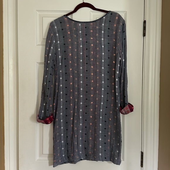 Ace & Jig Woven Classic Checked Shift Dress *RARE* - Picture 5 of 9